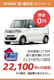 HONDA N-BOXGLパッケージ
